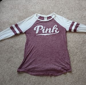 PINK Baseball Tee
